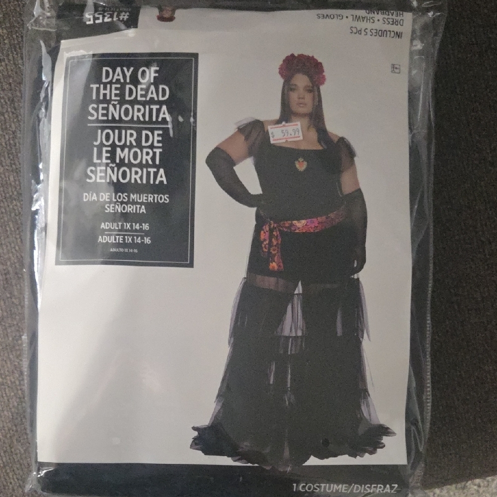 *BRAND NEW* Day of the Dead SeΓ±orita Costume